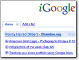 Add to Google Homepage - pointy haired dilbert widget