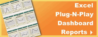 Create Excel dashboards quickly with Plug-N-Play reports.