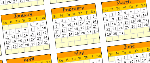 Monthly Calendar Template Excel Download