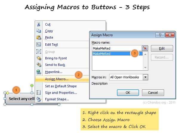 excel macros use relative references