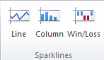 Excel 2010 - Sparklines