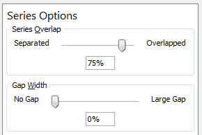 Adjust Series Overlap and Gap - Winloss Chart in Excel