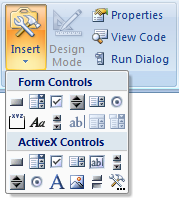 Insert Check box - Excel