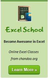 Super-mini Quick Update on Excel School