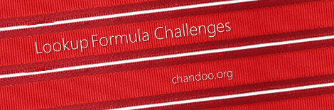 3 Lookup Formula Challenges + 2 Jokes + 1 Link [VLOOKUP Week]