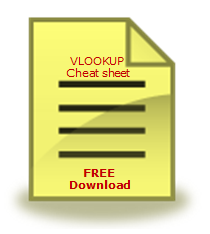 FREE VLOOKUP Formula Cheat-sheet - Download today