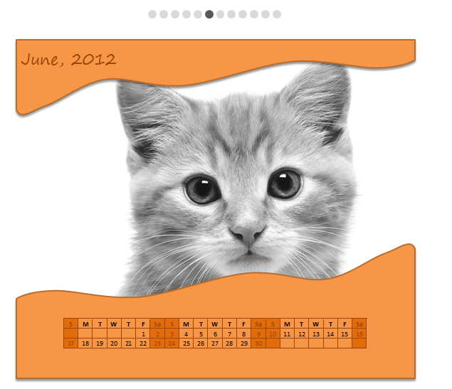 Free Picture Calendar Template – Download and make a personalized calendar today!