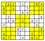 Solve Sudoku Puzzles using Excel [because it is weekend]