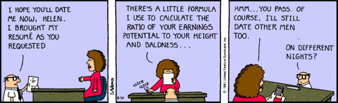 Dilbert on Excel, Spreadsheets and Cell C23