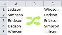 Reverse a List using Formulas [Using Excel INDEX() Formula]