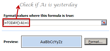 Excel 2003 - Conditional Formatting Dates