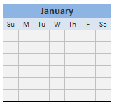 Create a Calendar with MS Excel | lisparc