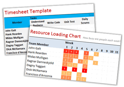 Excel Time Sheets and Resource Management [Project Management using Excel – Part 4 of 6]