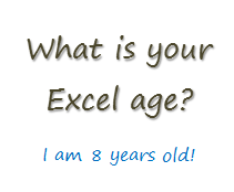 How long have you been using Excel? [poll]