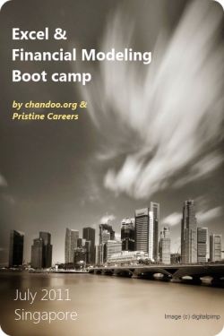 Excel & Financial Modeling Bootcamp in Singapore by Chandoo.org