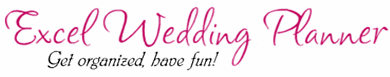 Excel Wedding Planner - Spreadsheet Solution for Planning your Wedding
