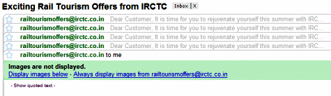 email-marketing how IRCTC failed?