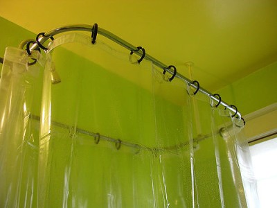 The shower curtain & rings sense of designing products