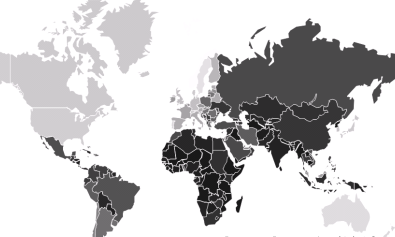 The New Poor – Internet Penetration Rates by Country