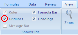 Hide Grid Lines [Quick Tip]