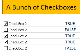 Excel Check Boxes, Even Simpler Way