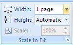 Print Worksheets in One Page Across - How to print large spreadsheets using excel 2007