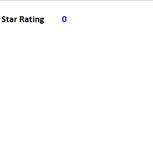 How to make a 5 Star Chart (Similar to Amazon)