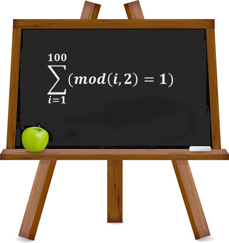 Formula Forensics 022. Sum the Odd Numbers between 1 and 100