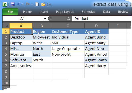 Extract data using Advanced Filter and VBA