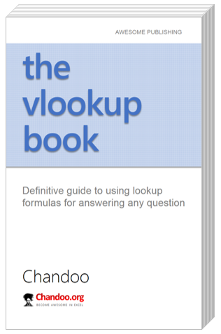 The Vlookup Book by Chandoo