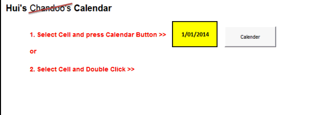 Hui’s Calendar Tool (as Borrowed from Chandoo)