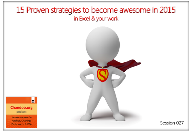 CP027: 15 proven strategies to be awesome in 2015