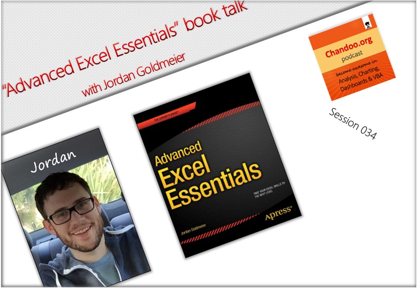 CP034 - Advanced Excel Essentials book talk with Jordan Goldmeier