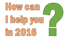 How can I help you in 2016? [Survey]