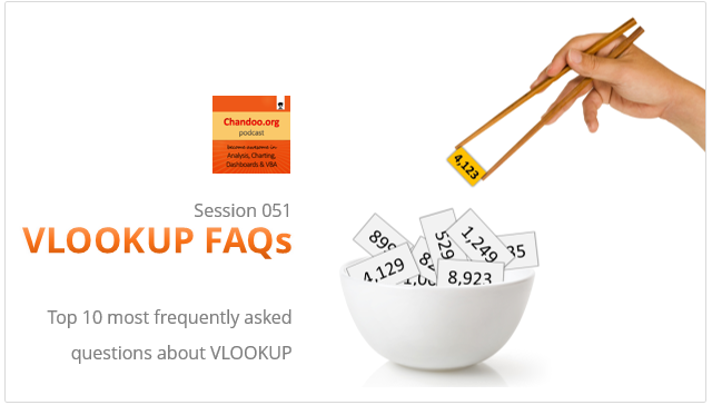 CP051: VLOOKUP FAQs – Most frequently asked questions about VLOOKUP – Answered