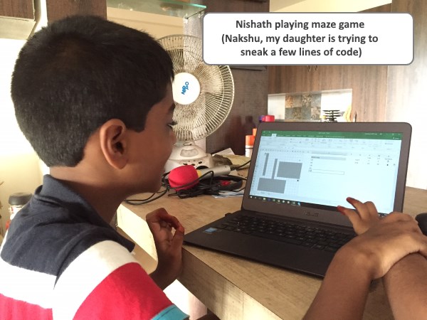 nishanth-playing-maze-game