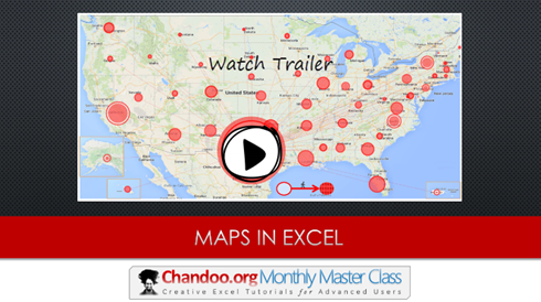 How to get Maps in to Excel charts & dashboards [Master Class]