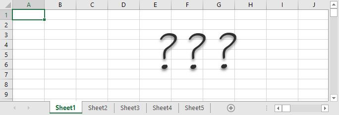 There are 5 hidden cells in this workbook – Find them all [Excel Easter Eggs]