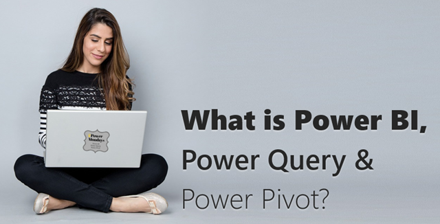 What is Power BI, Power Query and Power Pivot?