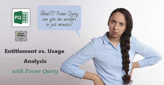 Leave entitlement vs. usage analysis with Power Query