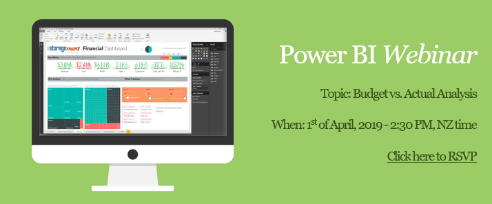 Power BI - Budget vs. Actual analysis - Webinar
