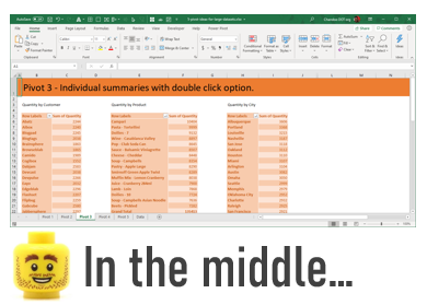 Intermediate level Excel topics