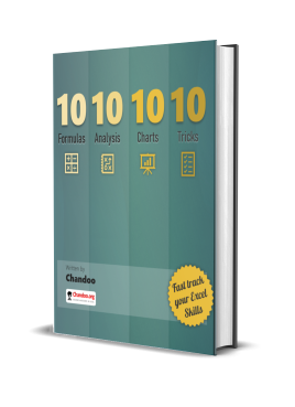 10-10-10-10 book - Fast Track your Excel Skills - by Chandoo