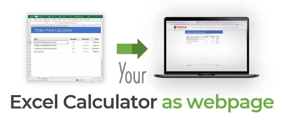 How to embed Excel files, calculators on your website? – Step by step instructions