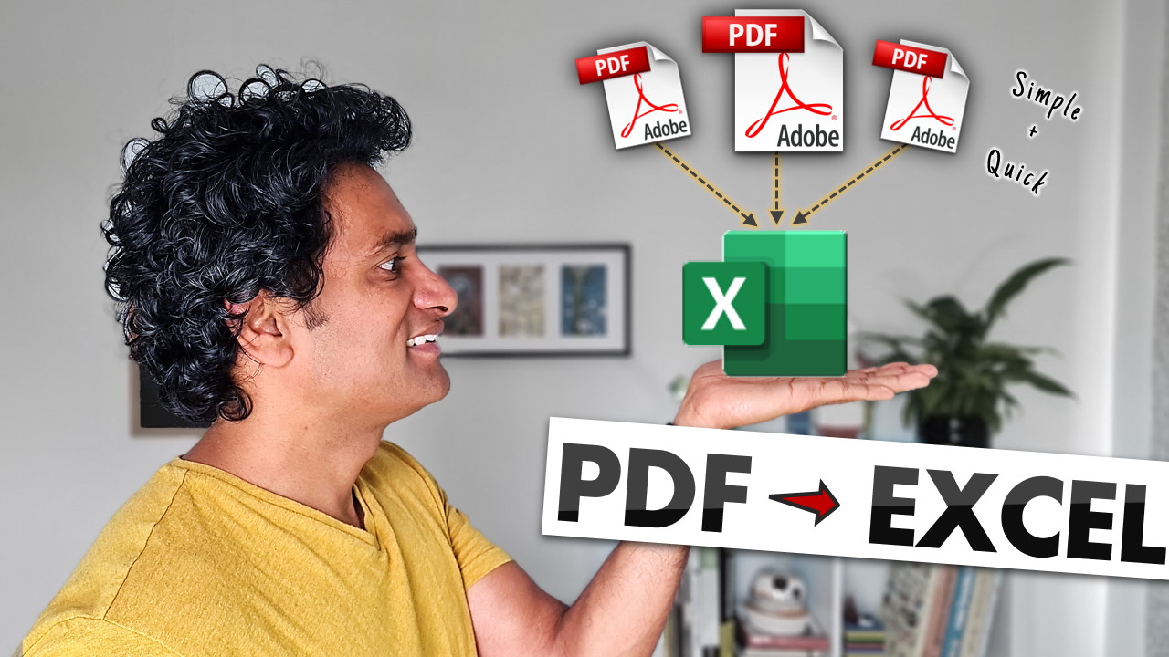 get data from pdf to excel