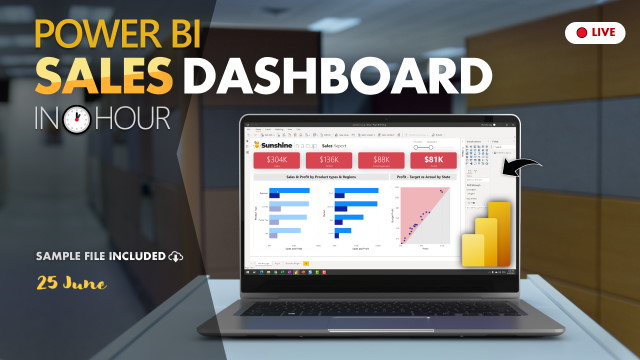 Getting Started with Power BI – Sales Dashboard in one hour