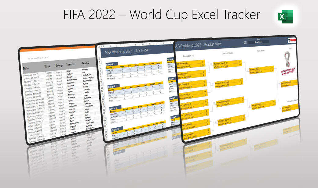 FIFA world cup 2022 schedule excel download