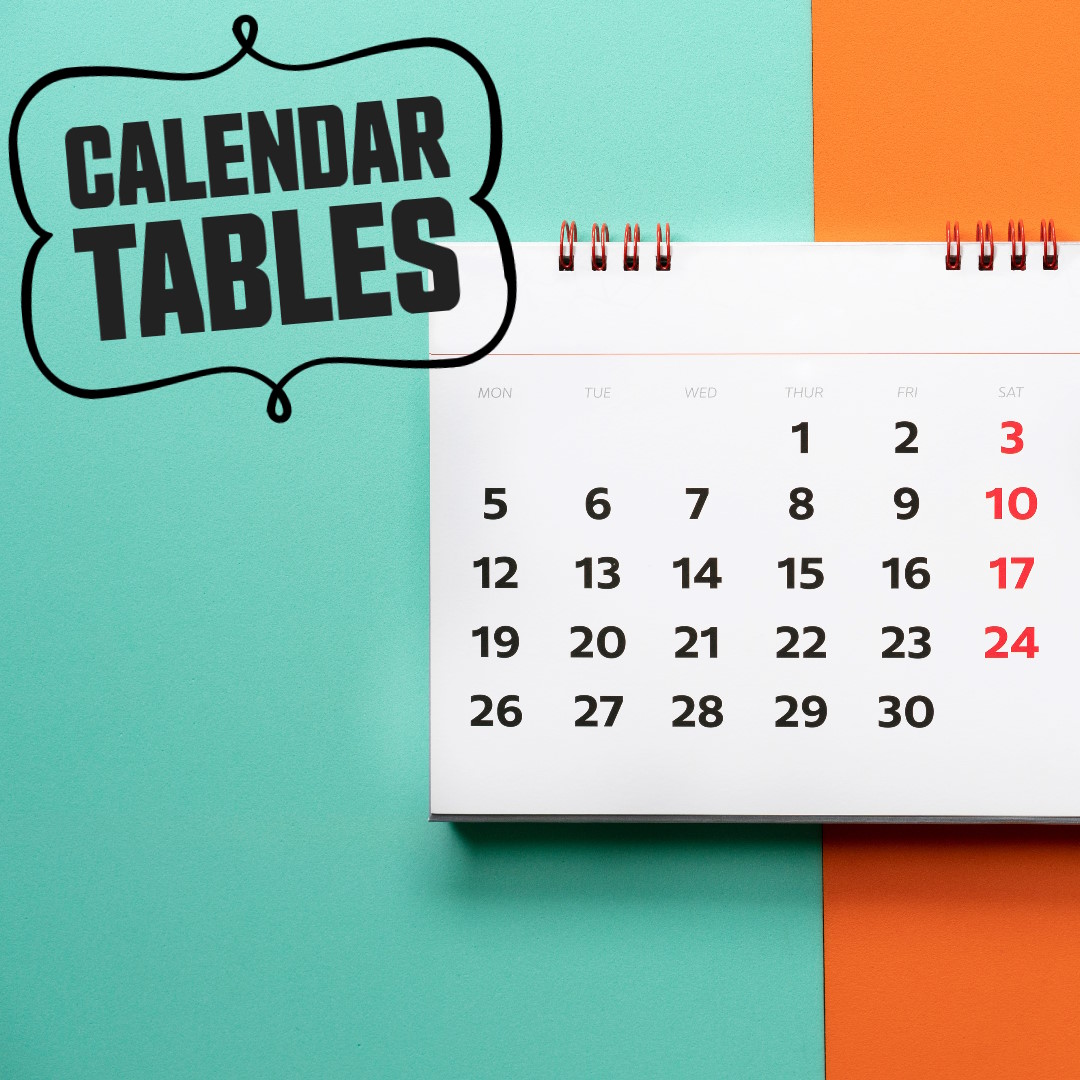 Power Query - auto generate calendar tables