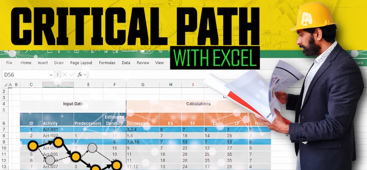 Calculating Critical Path using Excel Formulas [Project Management]